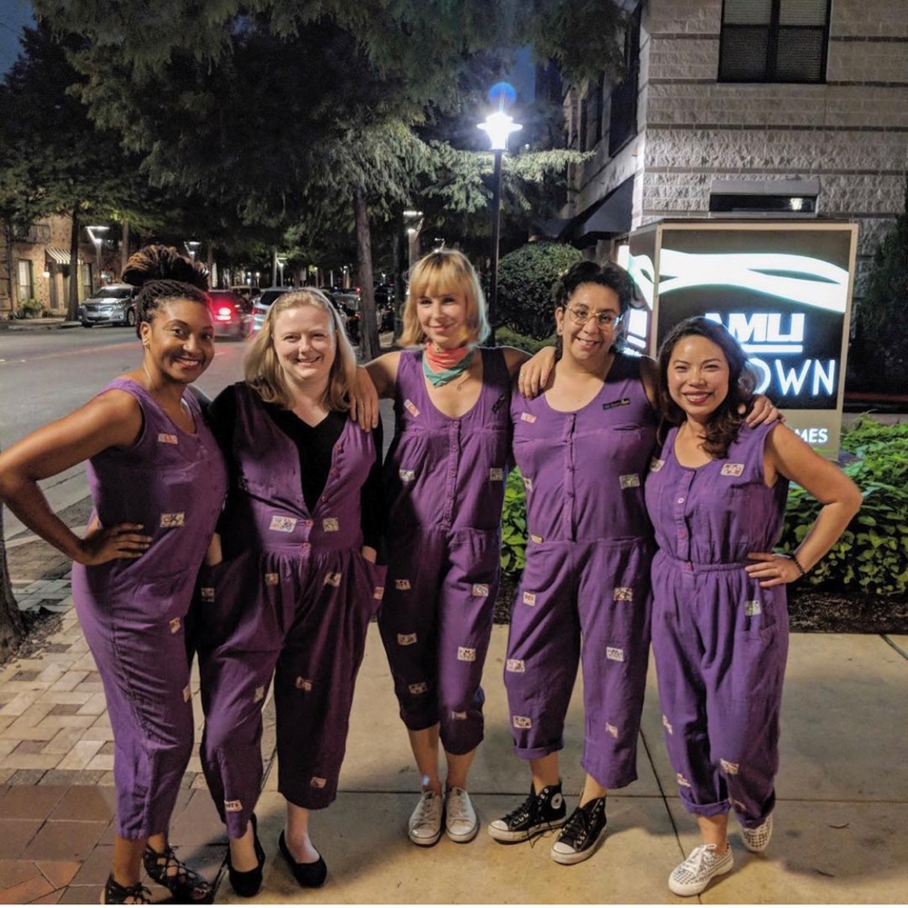 Vintage purple jumpsuit